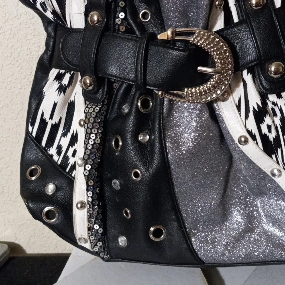 Boutique Shoulder Black Bag Purses - Picture 3 of 6